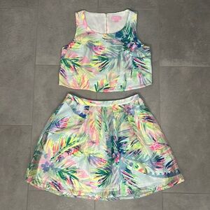 Lilly Pulitzer Hilah Set, Skirt and Crop Top
